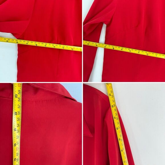 Vintage BCI Clothing Red Size M Women’s Button Down Shirt - Picture 11 of 16